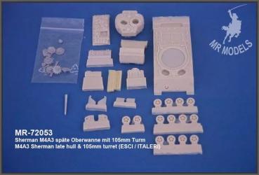 GMR-72053 Sherman M4A3 späte Oberwanne m. 105mm Turm